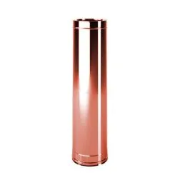 Pipe L 0.33 m double wall flue ISO25 De Marinis Copper