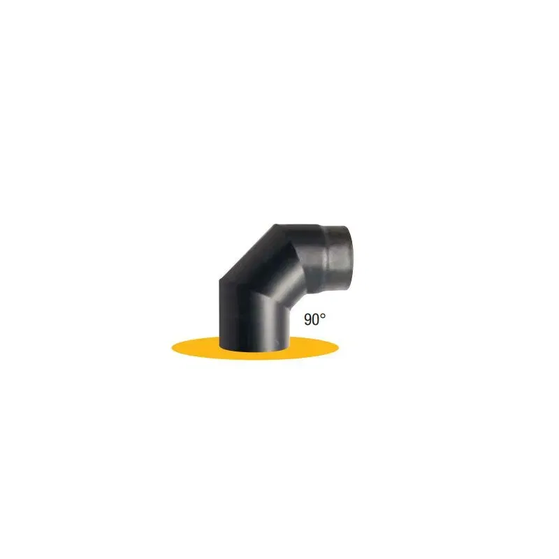 Curva a 90° MILLENIUM Sweden sp. 2mm porcellanato per stufe a