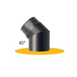 Curva a 45° MILLENIUM Sweden sp. 2mm porcellanato per stufe a