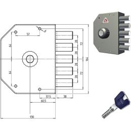 Lock apply CR 3000 K55 key