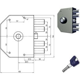 Lock apply CR 3050 K55 key