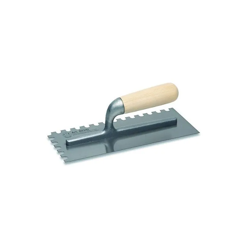 Thymo type trowel Ancora 823D 280x120 Toothed SD-RIGHT for LEFT