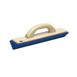 Blue rubber trowel Ancora 879 triangular section 35 cm