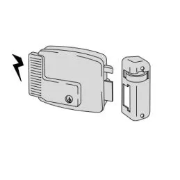 Electro-lock applied Cisa 11921 for gates