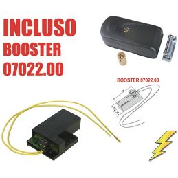 Electro-locking apply Cisa 1A721.00.0.00PB 'ElettriKa' with BOOSTER