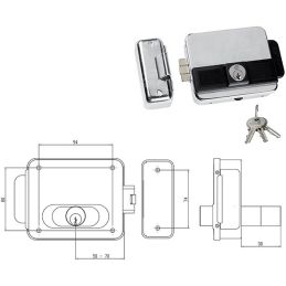 FEB NF5011/1Z Multiple fixed cylinder electric lock