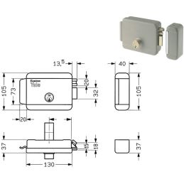 Electric lock to apply YALE Y680