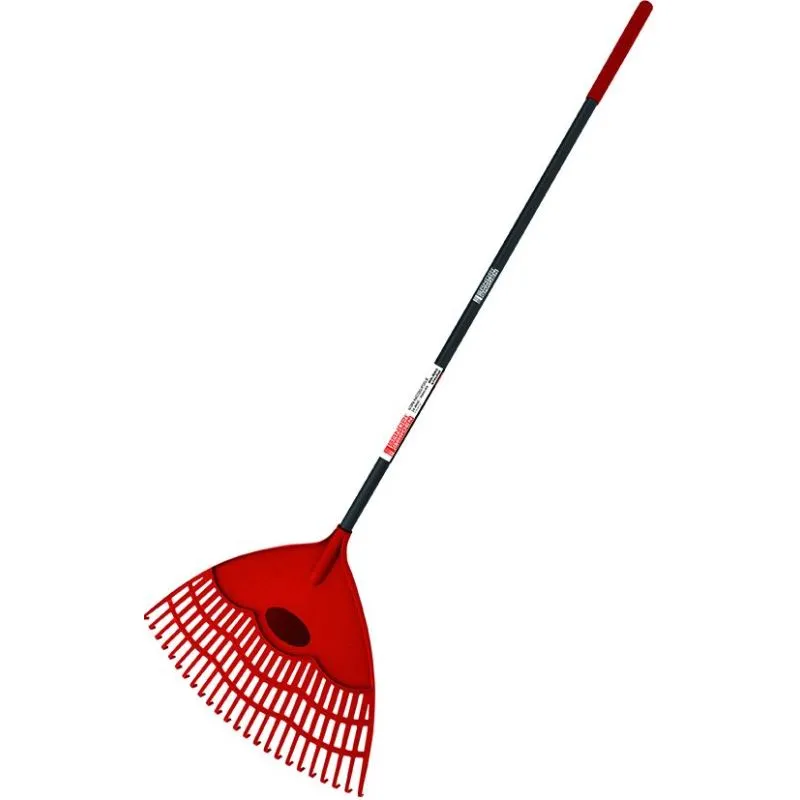 Scopa raccoglifoglie in plastica 24 denti c/manico SG-S20