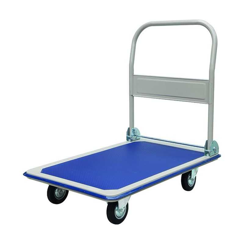 Trolley with platform 905x605 VIGOR Elio-XL 4 wheels