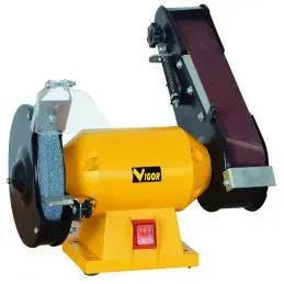 Smerigliatrice mola da banco con nastro d.150mm VIGOR VSM-250