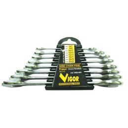 Fixed spanner series DIN 3110 Vigor 8pcs 6:22