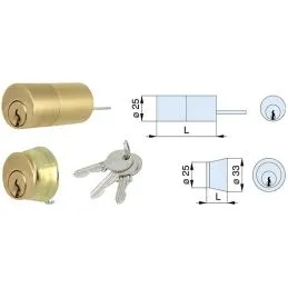 Pair of cylinders for lock apply MG MONTI 014500