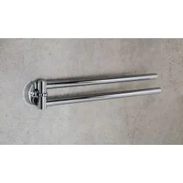 Double bar towel holder B2712 Colombo Design