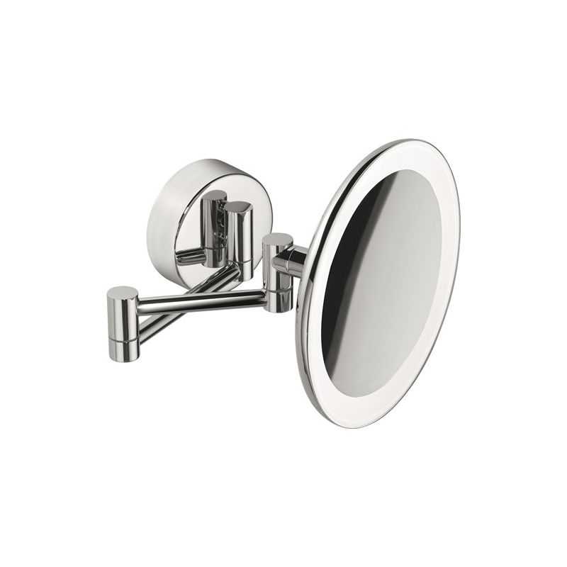 Wall magnifying mirror with LED light B9751 Colombo Design