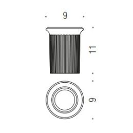 [Ricambio] Bicchiere B3352 Colombo Design