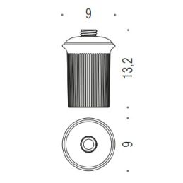 [Ricambio] Contenitore per spandisapone (lt.0,3) B9376 Colombo