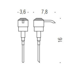 [SPARE PART] Soap dispenser pump B9376 Colombo Design