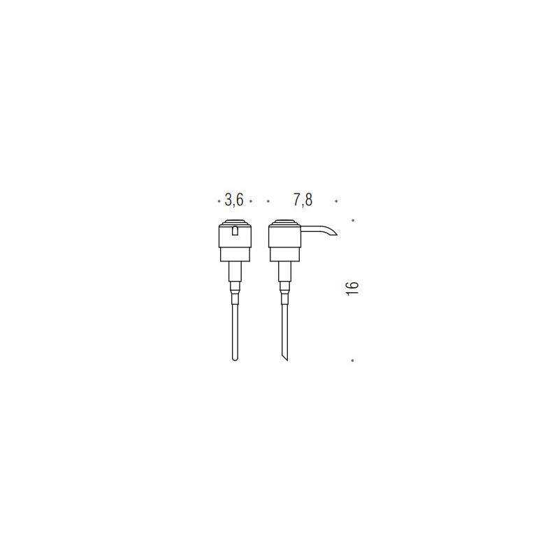 [SPARE PART] Soap dispenser pump B9376 Colombo Design