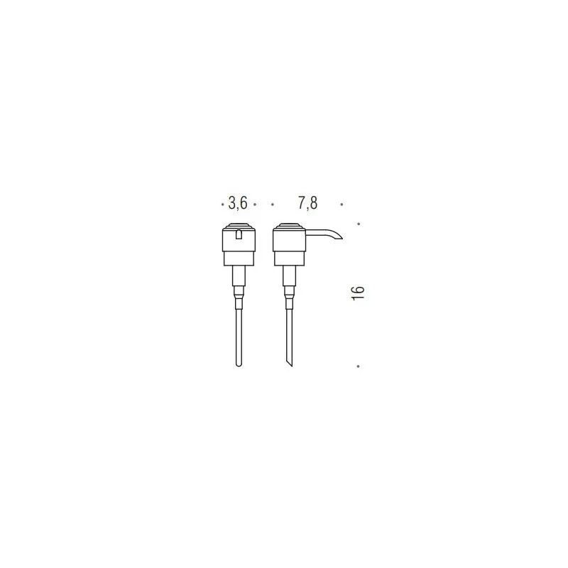 [SPARE PART] Soap dispenser pump B9376 Colombo Design