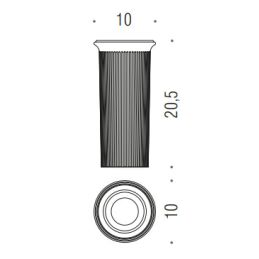 [Ricambio] Contenitore per scovolo WC B3350 Colombo Design