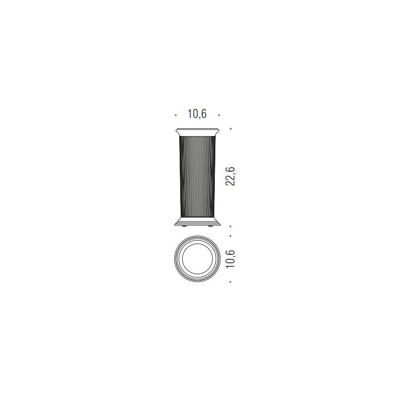 [Ricambio] Contenitore con base per scovolo WC B3356 Colombo