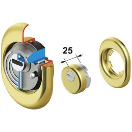 Protezione per cilindro DISEC Monolito BD201-25D1 (Cisa.