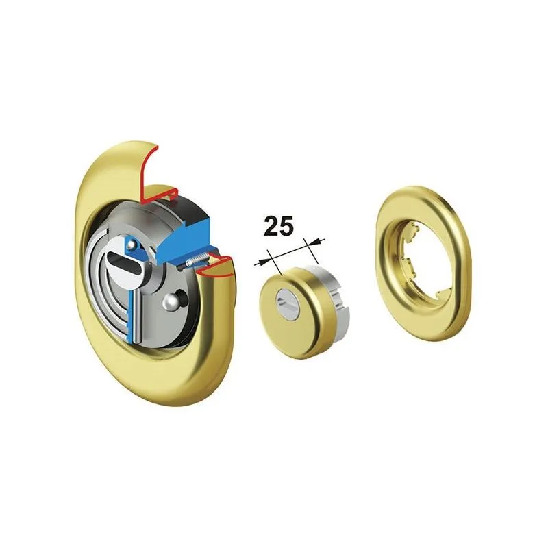 Cylinder protection DISEC MONOLITO BD201-25D1 (Cisa. Mottura. ..) Cylinder protection DISEC MONOLITO BD201-25D1 (Cisa. Mottura. ..)