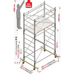 Scaffolding 3.35 mt. AluMito Facal aluminum