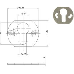 Thickness for DISEC cylinder protection