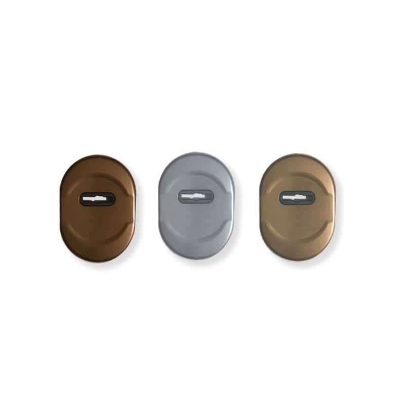 Double bit escutcheon for ATRA-DIERRE DE9 armored doors