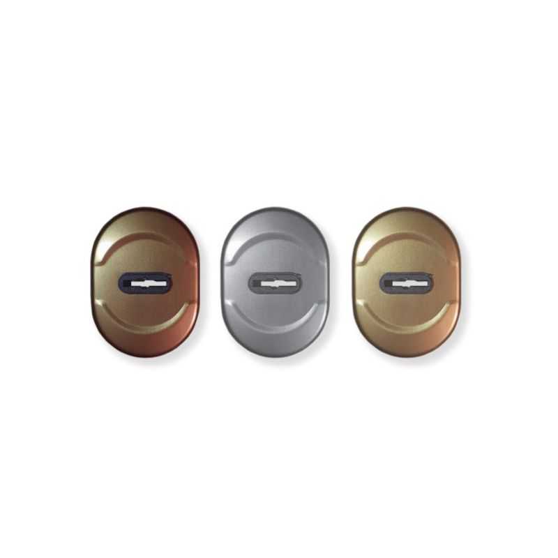 Double bit escutcheon for ATRA-DIERRE 63Q armored doors