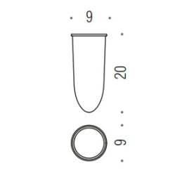 [Ricambio] Vetro per portascopino B1856 Colombo Design