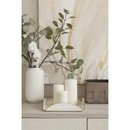 Vassoio per candele cosmetici fragranze 35x35x5,5 (LxPxH) ADJ