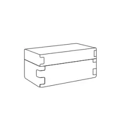 SNOB storage box 25x15x13.5 (WxDxH) ADJ2515 Colombo Design