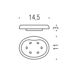 [SPARE PART] Soap dish holder B1251 Colombo Design