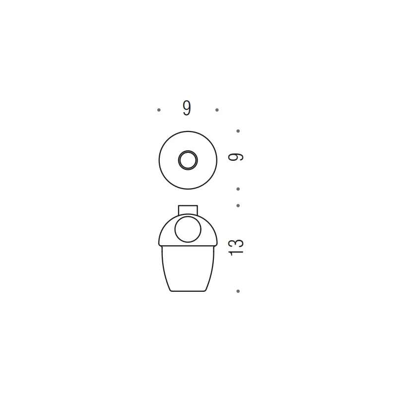 [SPARE PART] Container soap dispenser B9352 Colombo Design