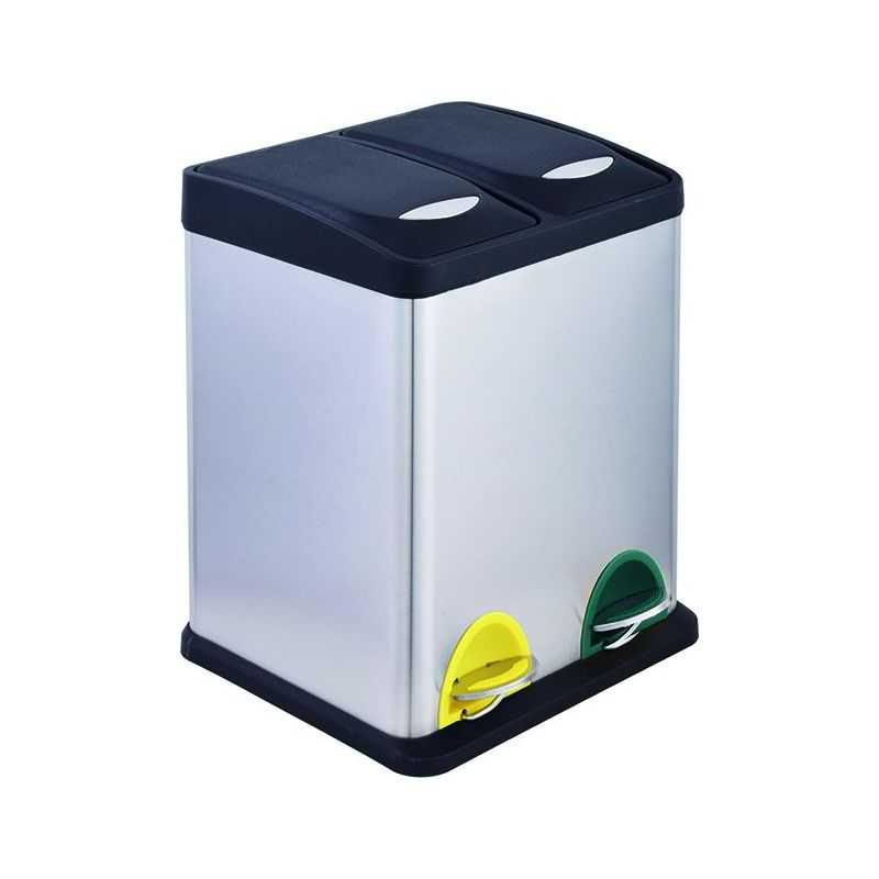 BIS VIGOR recycling bin with 2 baskets 8+8 lt.