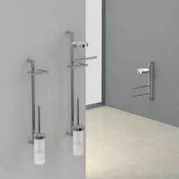 Colonna a parete porta sapone/salvietta B9822 Colombo Design
