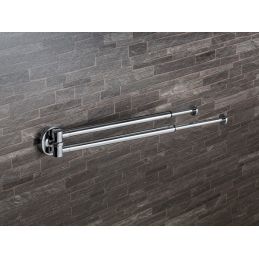 Extensible double bar towel holder W4914 Colombo Design