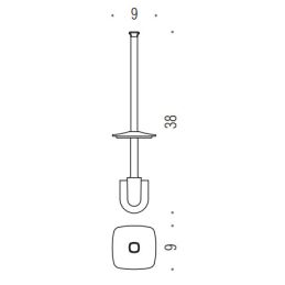 [SPARE PARTS] Handle with tuft B3258 Colombo Design