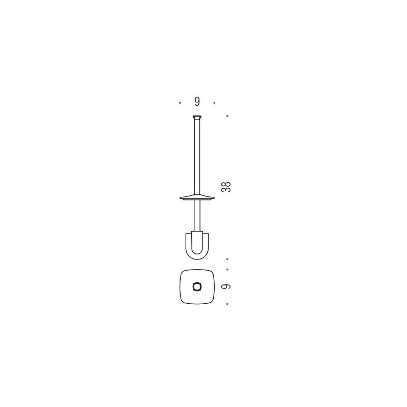 [SPARE PARTS] Handle with tuft B3258 Colombo Design