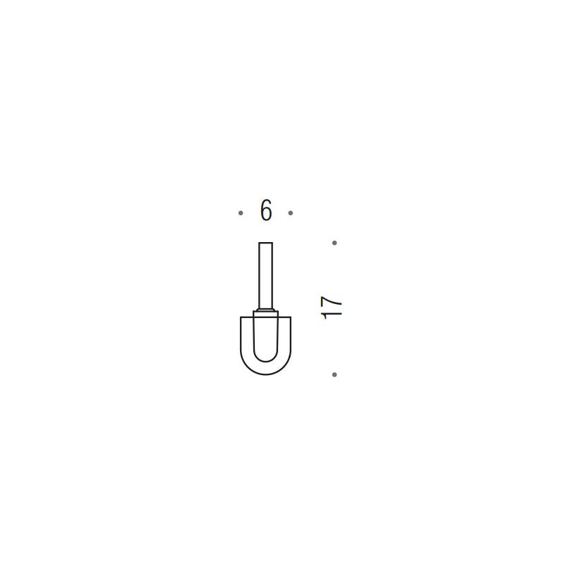 [Ricambio] Solo ciuffo per portascopino B3257 Colombo Design