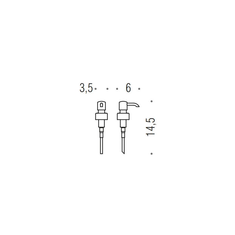 [Spare part] Pump for soap dispenser B9356 Colombo Design