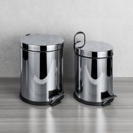 Poubelle - cestino (lt.3) in acciaio inox B9962 Colombo Design