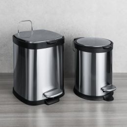 Small pedal bin stainless steel B9212 Colombo Design