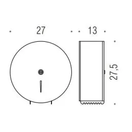 Rollpaper dispenser B9983N Colombo Design
