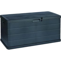 Anthracite PP garden trunk 118x59x57H