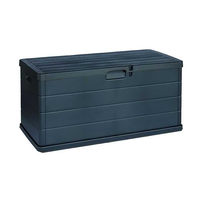 Anthracite PP garden trunk 118x59x57H