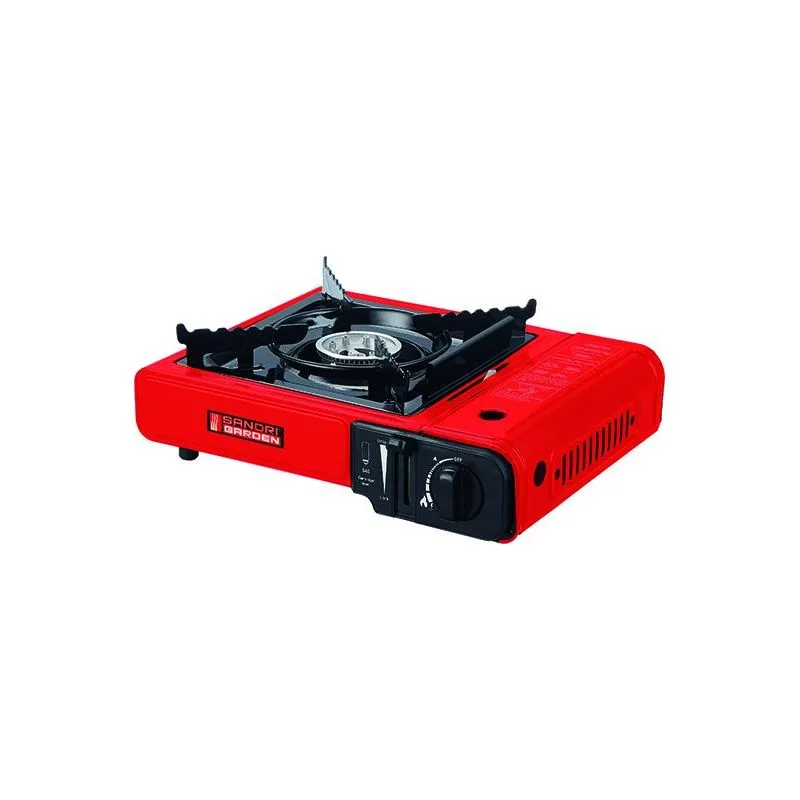 Fornello da campeggio a gas TEXAS SandriGarden 1 fuoco 2,2Kw Fornello da campeggio a gas TEXAS SandriGarden 1 fuoco 2,2Kw