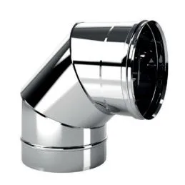 90° bend single wall flue MONO De Marinis Inox